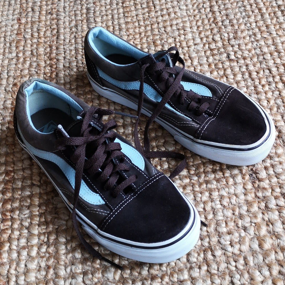 Vans canvas and suede sneakers